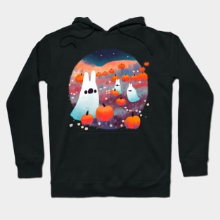 A Bright Night at the Pumpkin Patch Hoodie